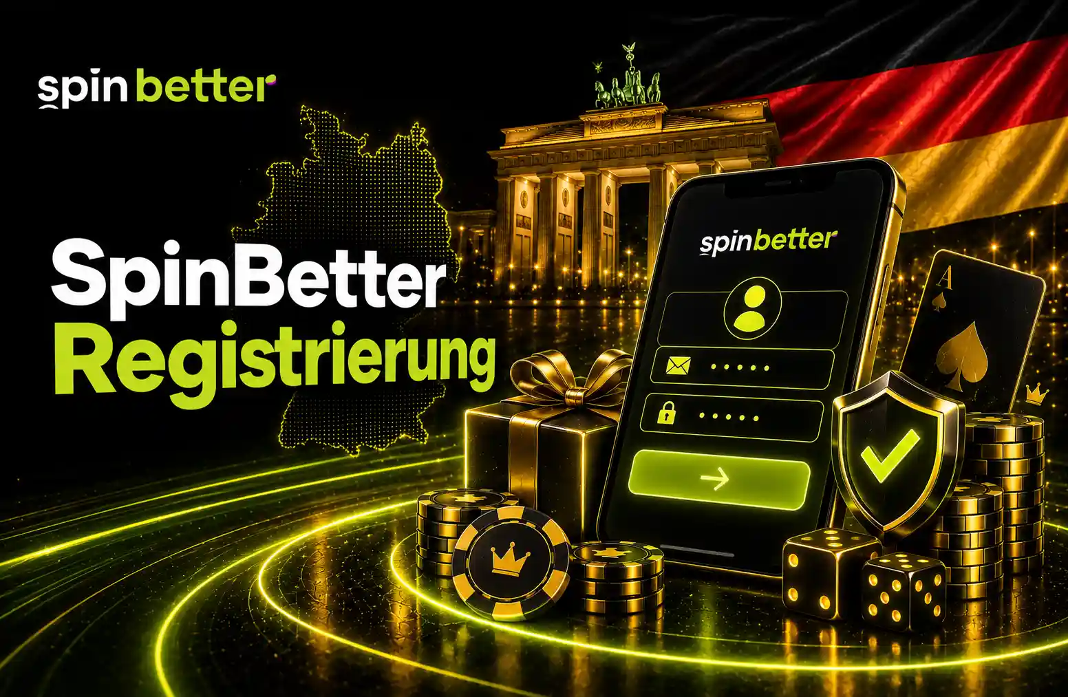 SpinBetter Registrierung und Kontoerstellung in Deutschland